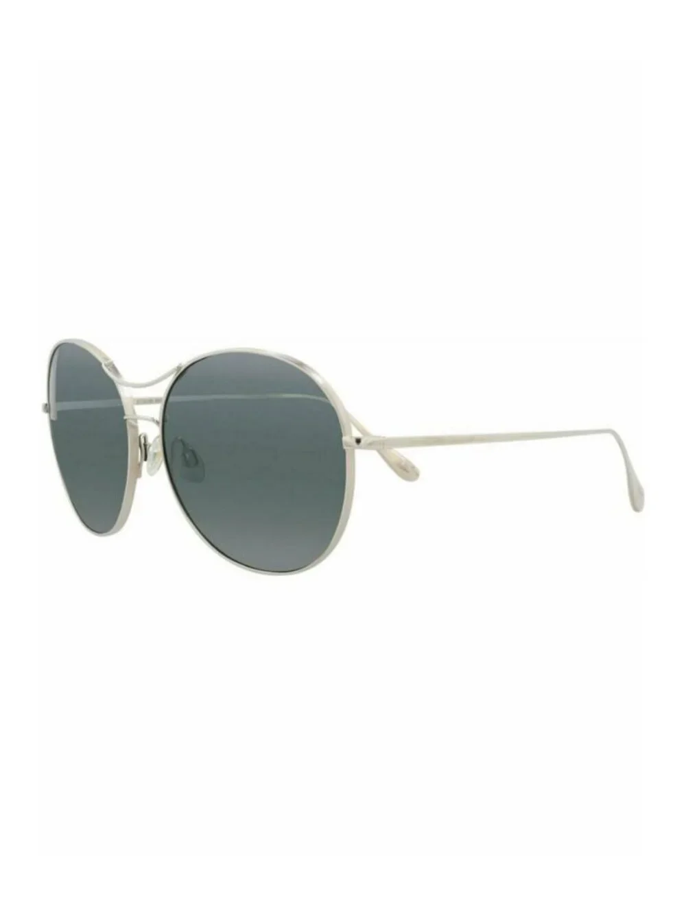 New Maui Jim Womens Round/Oval Silver Silver Grey Fashion Designer Sunglasses